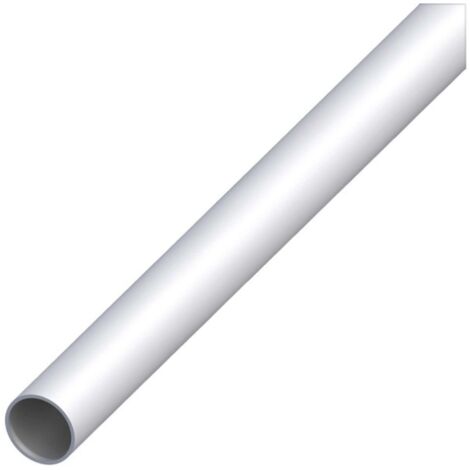 Alfer Profilo Tubo Tondo Alluminio Argento Satinato Ø Mm. 8X1 Mt. 2 - 5 Pz