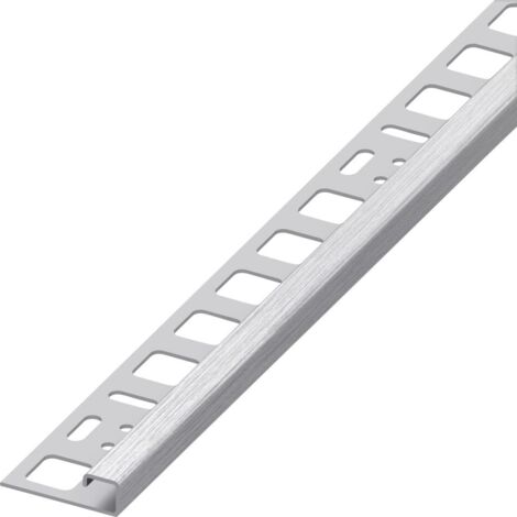 alfer Quadrat-Profil 1 m, 8 x 20 mm EdelStahl gebürstet edelstahl gebürstet Profil