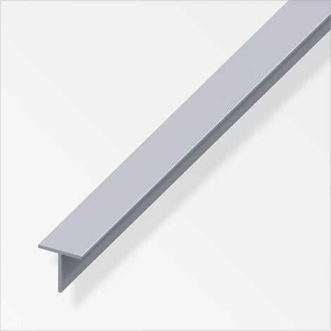 alfer Quadrat-T-Profil 15,5 x 15,5 x 1000 mm Profil Übergangsprofil Abdeckprofil