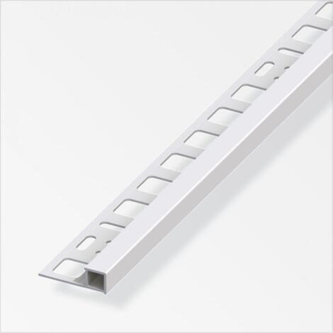 alfer Quadratprofil 1 m, 8 x 19.5 mm Aluminium eloxiert silber Vierkantrohre