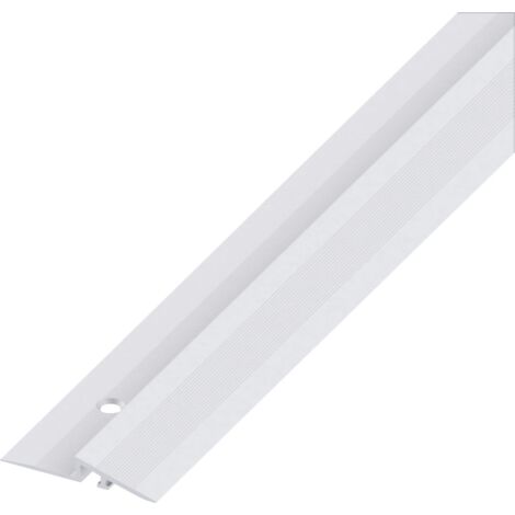alfer Rampen-Profil 1 m, 38 x 4.2 mm Aluminium eloxiert silber Profil