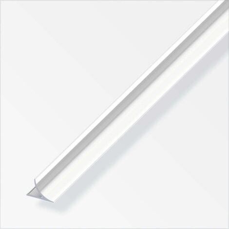 alfer Randfugeabdeckprofil 2.5 m, 12 x 17 mm Alu eloxiert poliert chrom Profil