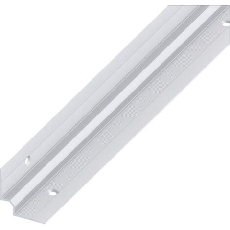 alfer Treppen-Innenwinkel-Abschluss-Profil 1 m, 25.3 x 3 mm Alu silber Profil