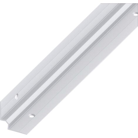 alfer Treppen-Innenwinkel-Abschluss-Profil 1 m, 27.3 x 5 mm Alu silber Profil