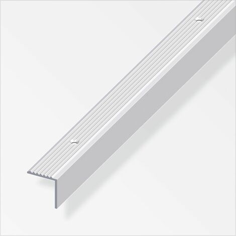 alfer Treppenprofil 1 m, 19 x 20 mm Aluminium eloxiert silber Treppenprofile