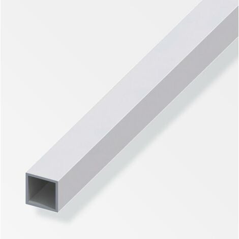 Alfer tubo cuadrado aluminio 15x15x1mm longitud 1m plata - 01073