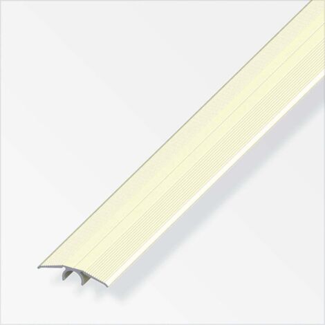alfer Übergangs-Profil 2 m, 33 mm Aluminium eloxiert champagner Übergangsprofil