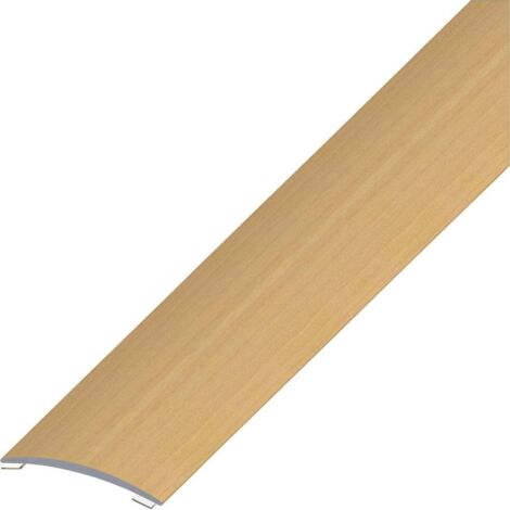 alfer Übergangsprofil 0.9 m, 40 x 5 mm Alu beschichtet sublimiert buche Übergangsprofil