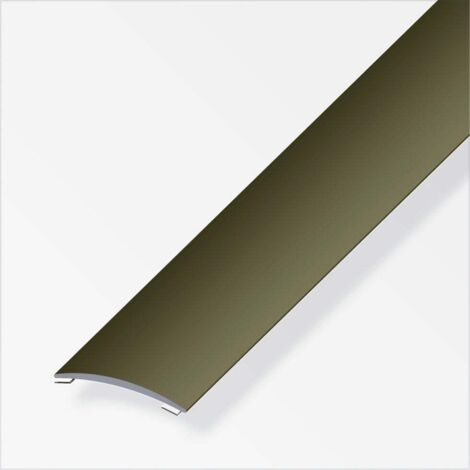 alfer Übergangsprofil 1 m, 20 x 2.5 mm Aluminium eloxiert bronze Übergangsprofil