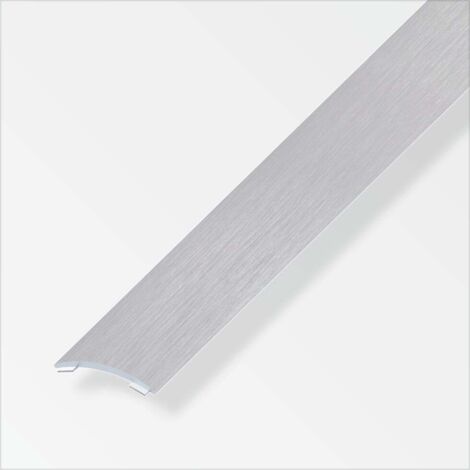 alfer Übergangsprofil 1 m, 30 x 5 mm Alu eloxiert gebürstet grau Übergangsprofil