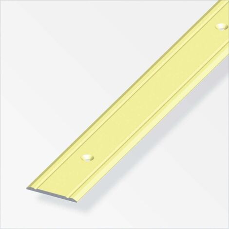 alfer Übergangsprofil 2 m, 30 x 2 mm Aluminium eloxiert messing Übergangsprofil