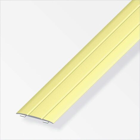 alfer Übergangsprofil 2 m, 37 x 2.5 mm Aluminium eloxiert messing Übergangsprofil