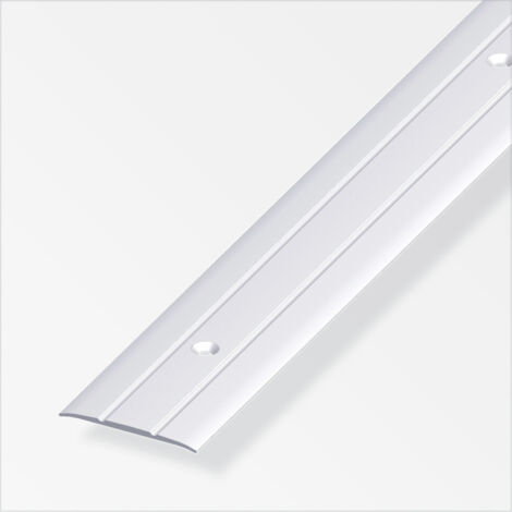 alfer Übergangsprofil 2 m, 37 x 2.5 mm Aluminium eloxiert silber Übergangsprofile
