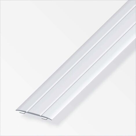 alfer Übergangsprofil 2 m, 37 x 2.5 mm Aluminium eloxiert silber Übergangsprofile