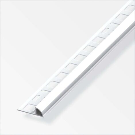 alfer Viertelkreisprofil Aluminium Chrom-Optik Fliesenschienen
