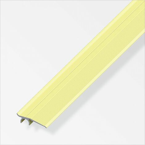 alfer Wandabschluss-Profil Aluminium eloxiert messing Flachprofile