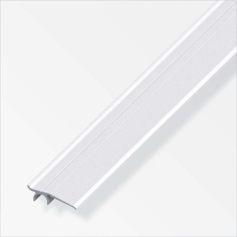 alfer Wandabschluss-Profil Aluminium eloxiert silber Flachprofile