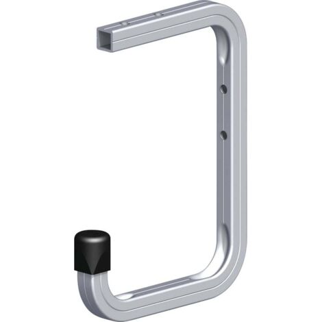alfer Wandhaken Typ 6  11,5 x 16 x 10 cm Aluminium blank Haken Universalhaken