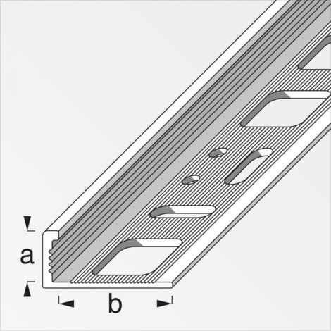 alfer Winkelprofil 1 m, 6 x 21 mm Aluminium eloxiert silber Winkelprofile