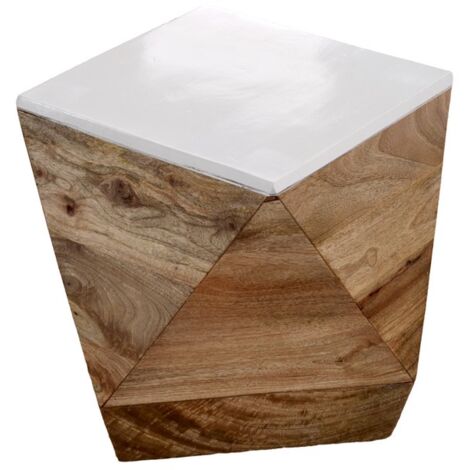 Alfie Side Table - Mango Wood - L40 x W40 x H45 cm
