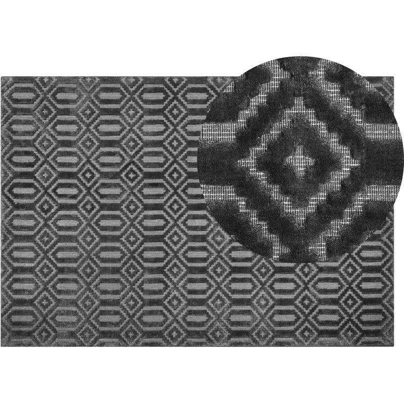 

Alfombra gris oscuro 140 x 200 cm ADATEPE