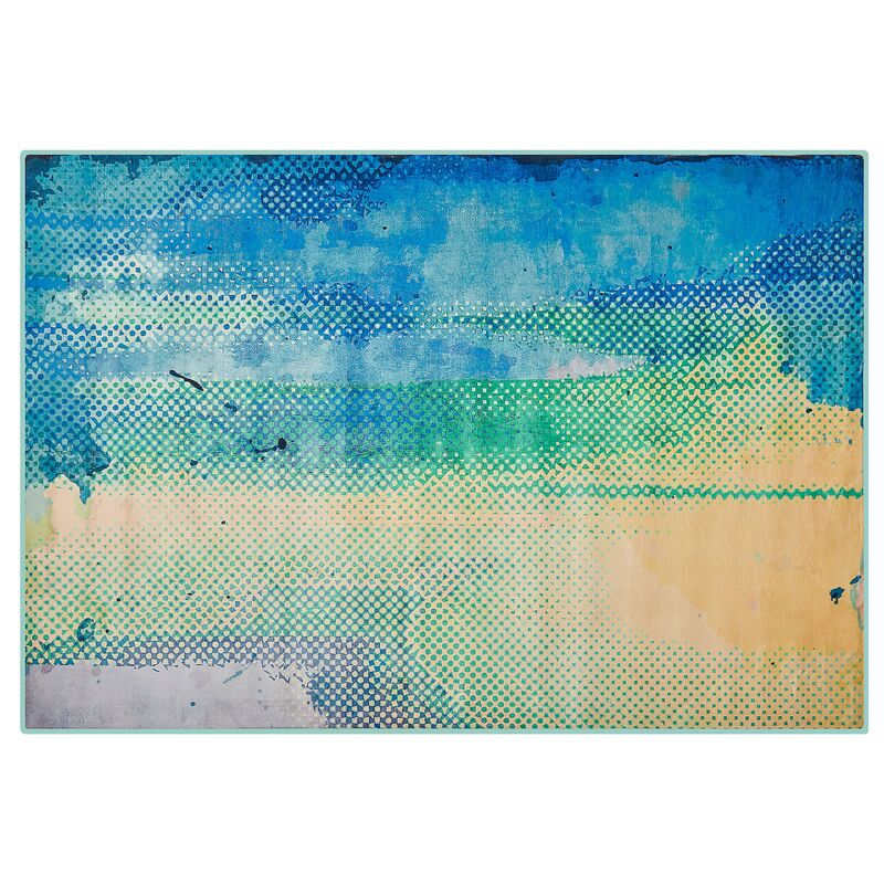

Alfombra 160x230 cm azul-verde SUSUZ