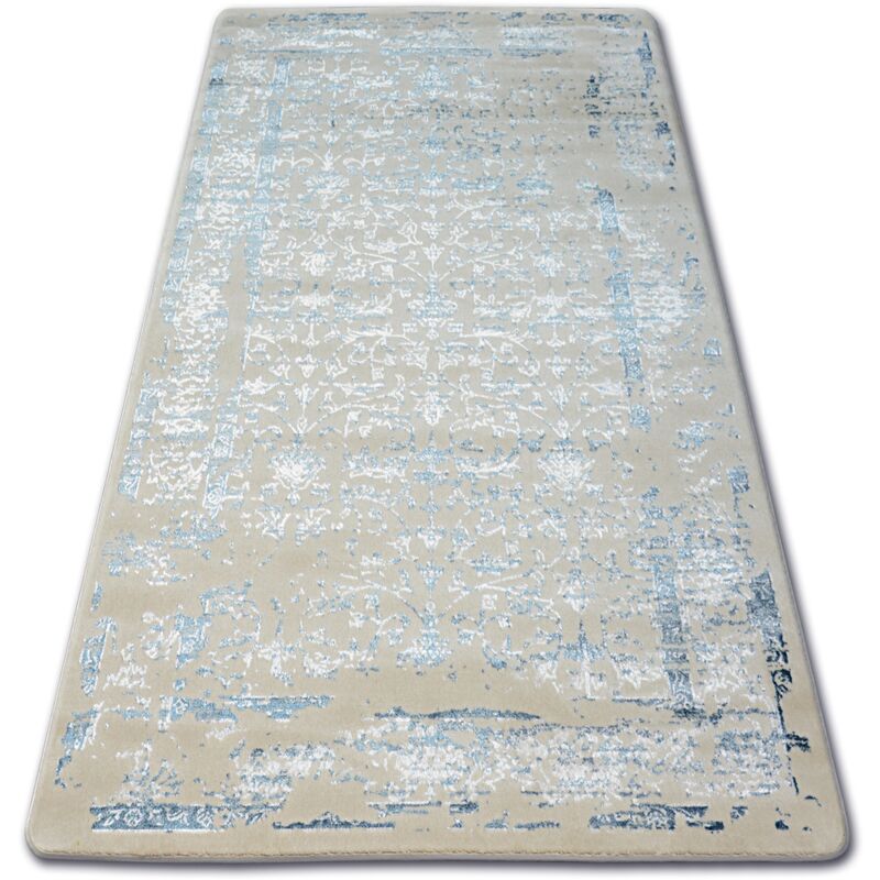 Rugsx - Alfombra acrílica manyas 0920 azul/marfil blue 80x150 cm