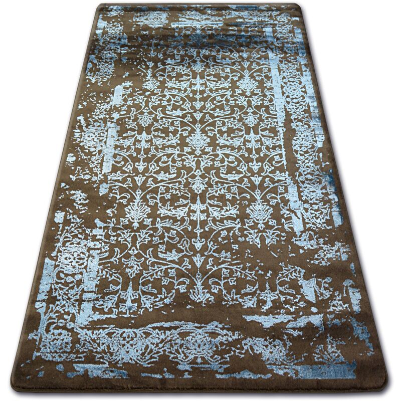 Rugsx - Alfombra acrílica manyas 0920 marrón/azul brown 200x300 cm