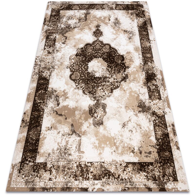 

Rugsx - Alfombra acrílica VALENCIA 9987 ORNAMENTO, MARCO, vintage beige Tonos de beige 160x235 cm