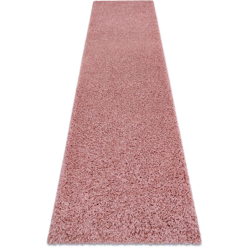 

Rugsx - Alfombra, alfombra de pasillo SOFFI shaggy 5cm rosado - para la cocina, entrada, pasillo Tonos de rosa 60x250 cm