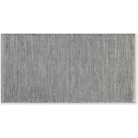 ALFOMBRA ALGODÓN GRIS OSCURO 60X120CM