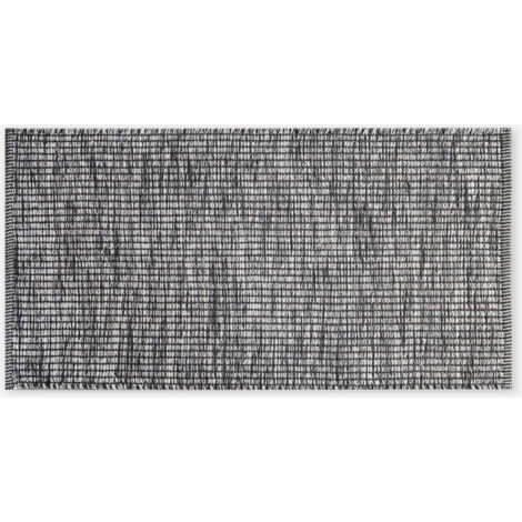 ALFOMBRA ALGODÓN TONOS GRISES 60x120CM