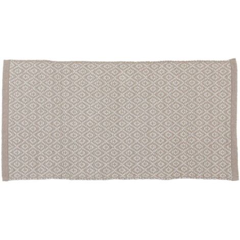Alfombra alice algodón otras fibras 45x90 cm - beige - Tendance