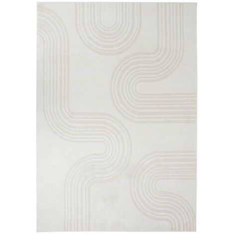 Alfombra Anoai blanca efecto lana 200x150cm - Atmosphera créateur d'intérieur