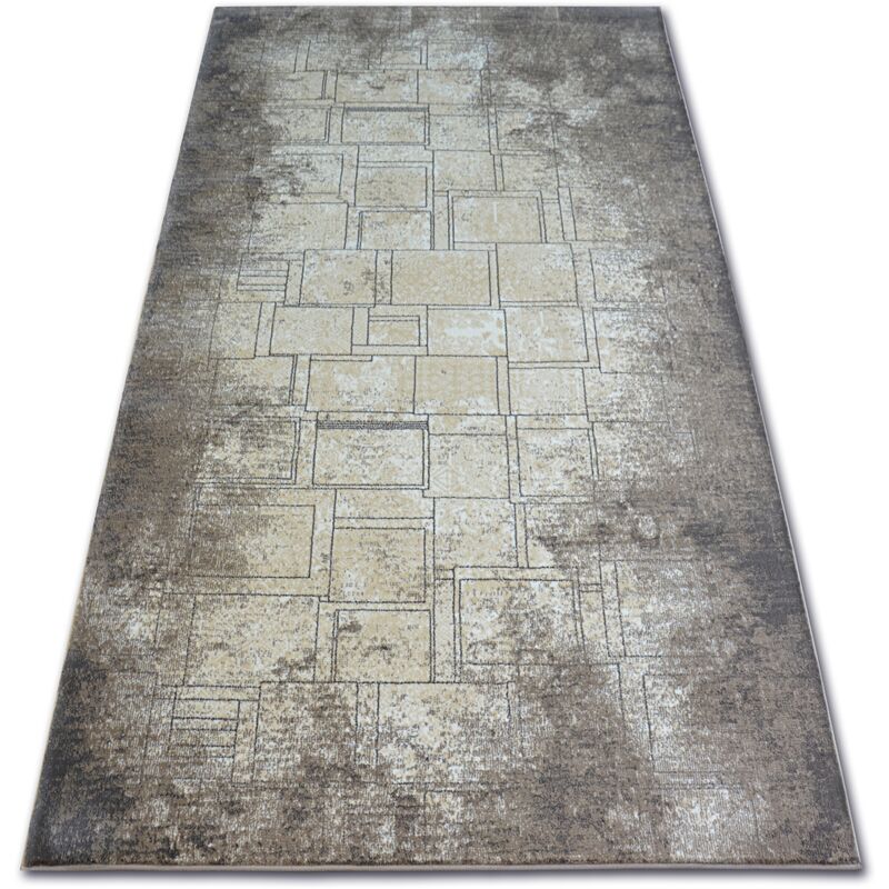 

Alfombra ARGENT - W2601 Cuadrados Rectángulos azul/beige Tonos de beige 240x330 cm