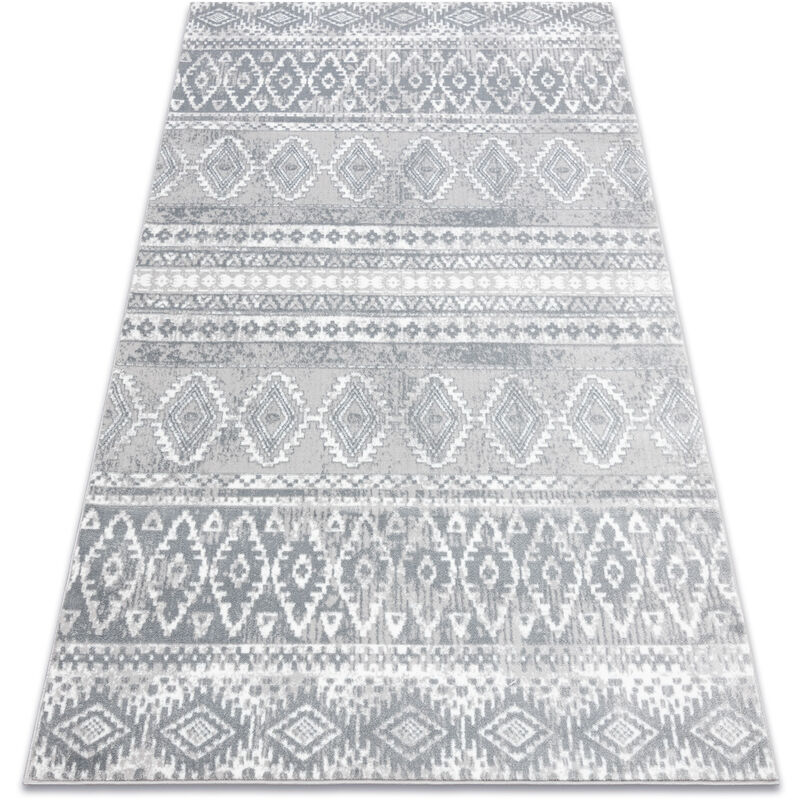 

Rugsx - Alfombra ARGENT - W4029 Boho gris Tonos de gris y plata 160x220 cm