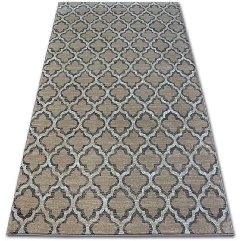 Rugsx - Alfombra argent - W4030 Enrejado Trébol marroquí beige beige 160x220 cm