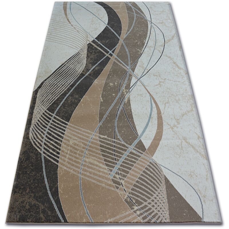 

Alfombra ARGENT - W4807 Olas crema/marrón Tonos de beige 133x190 cm