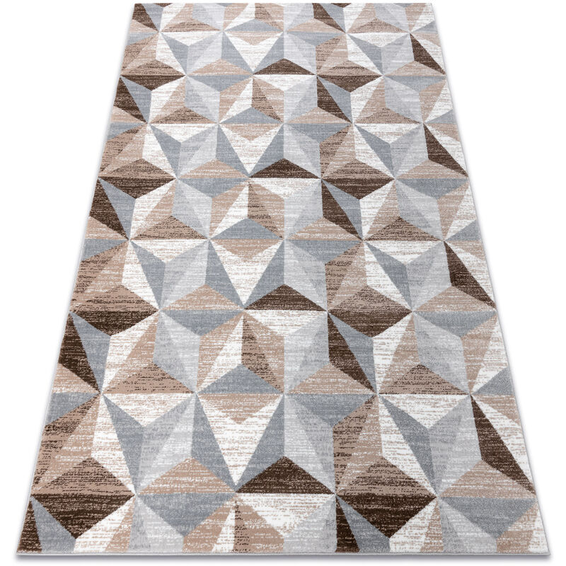 

Rugsx - Alfombra ARGENT - W6096 Triángulos beige / gris Tonos de beige 240x330 cm