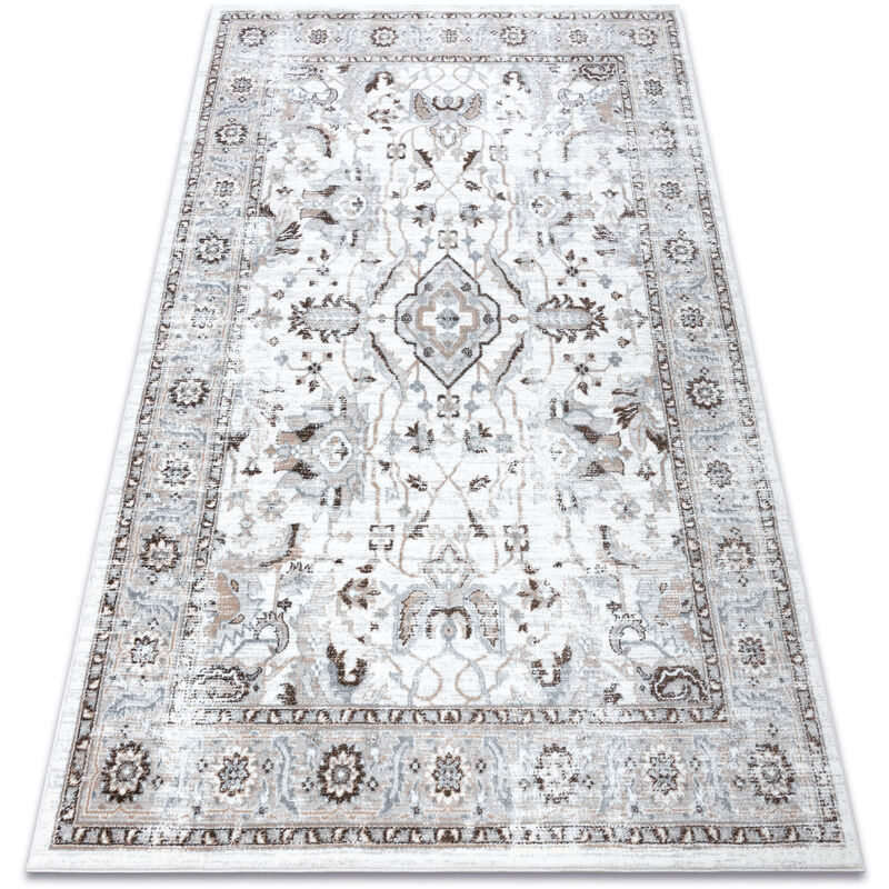 

Rugsx - Alfombra ARGENT - W7040 Marco, vintage gris / beige Tonos de beige 200x290 cm