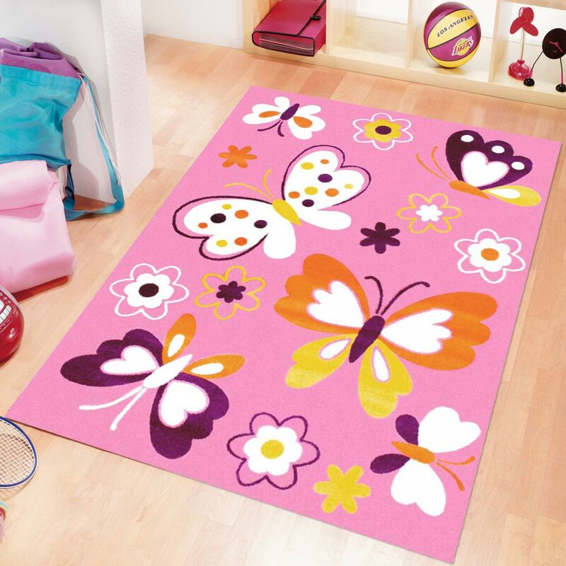 

Alfombra Bambino Mariposa Alfombras Sala de estar o habitación en UnAmourDeTapis - Rose
