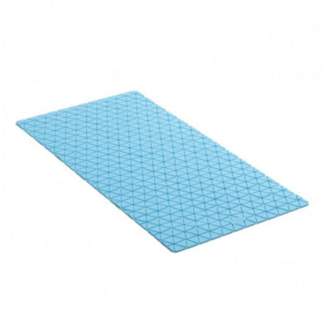 ALFOMBRA BAÑO 72X36CM AZUL