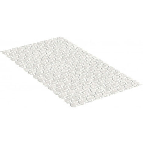 Alfombra baño 72x36cm blanca 5513101 tatay