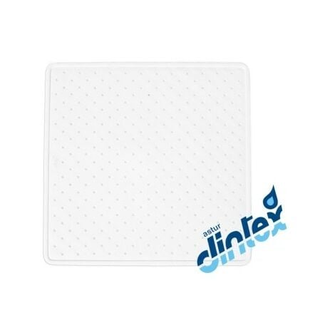 ASTURDINTEX COMERCIAL Alfombra Baño Antideslizante 43X43Cm Ducha Blanco Dintex