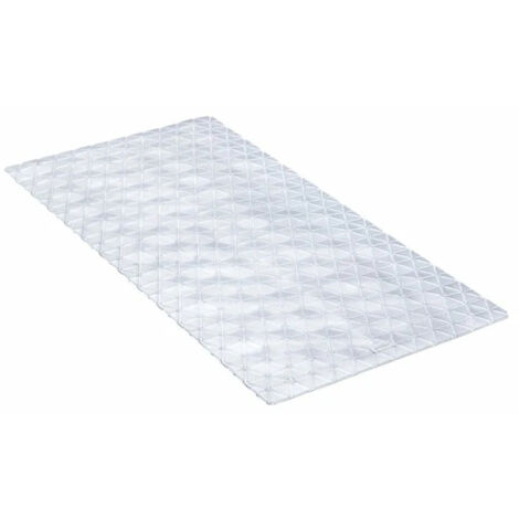 ALFOMBRA BAÑO DIAMOND 72X36 CM TRASLUCIDO