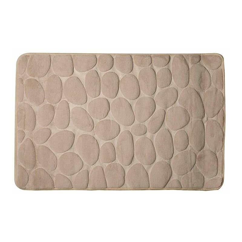 

Habitex - ALFOMBRA BAÑO PIEDRAS 50X80 CM. BEIGE