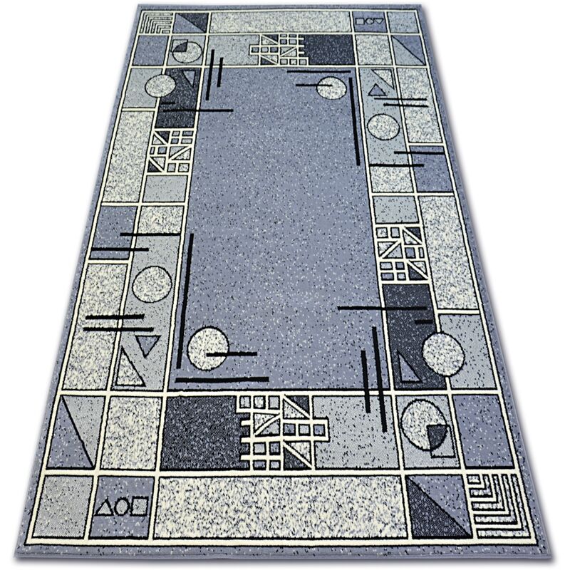 

Rugsx - Alfombra BCF BASE 3619 Recuadro gris Tonos de gris y plata 250x350 cm