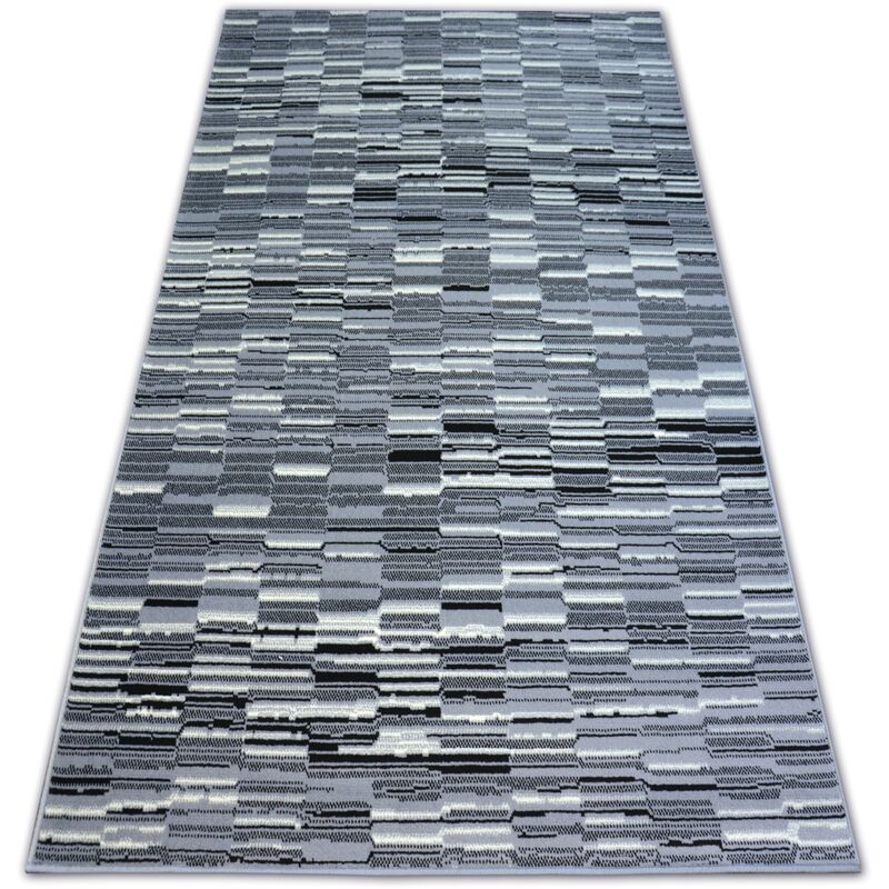 

Rugsx - Alfombra BCF BASE BAMBO 3972 Rayas gris Tonos de gris y plata 140x190 cm