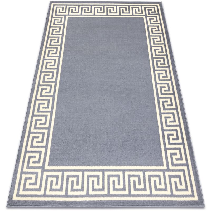 

Rugsx - Alfombra BCF BASE Greek 3991 griego Marco, gris / marfil Tonos de gris y plata 140x190 cm