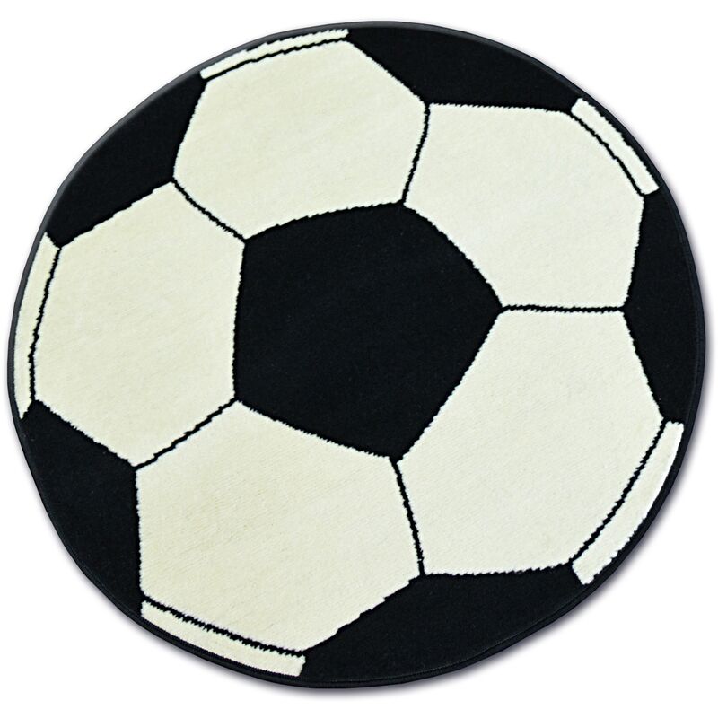 

Alfombra BCF BASE Pelota crema/negro 3943 Blanco circulo 120 cm